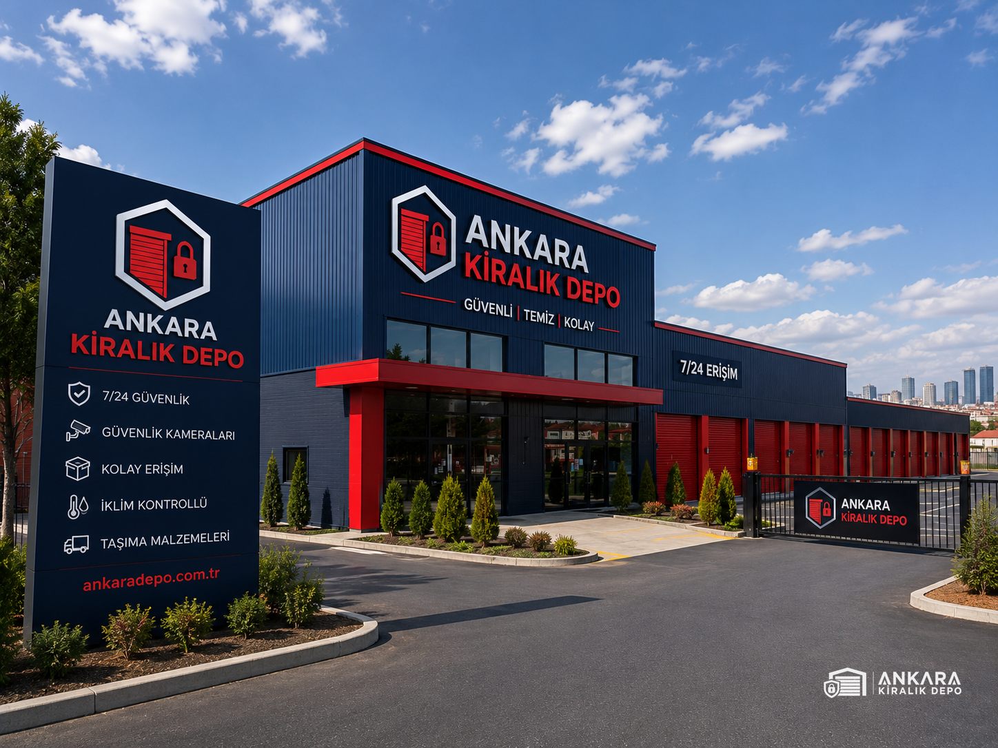Sezonluk eşyaların kiralık depoda düzenli saklanması
